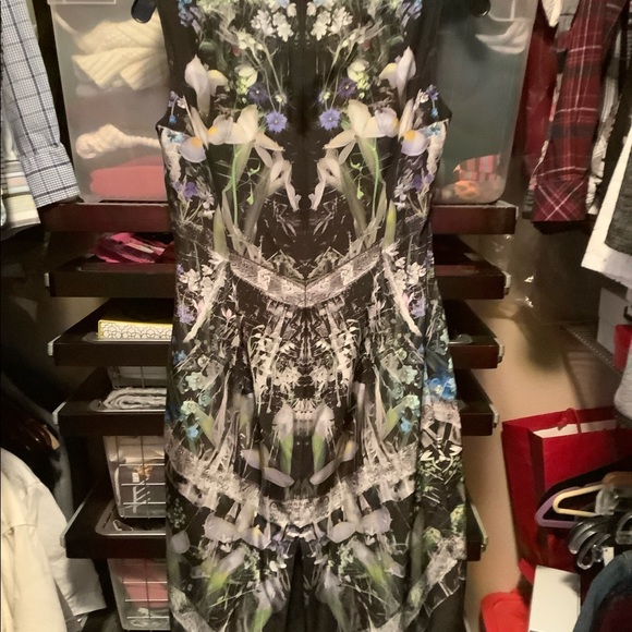 Alexander McQueen floral Ophelia dress 42 - Picture 3 of 5